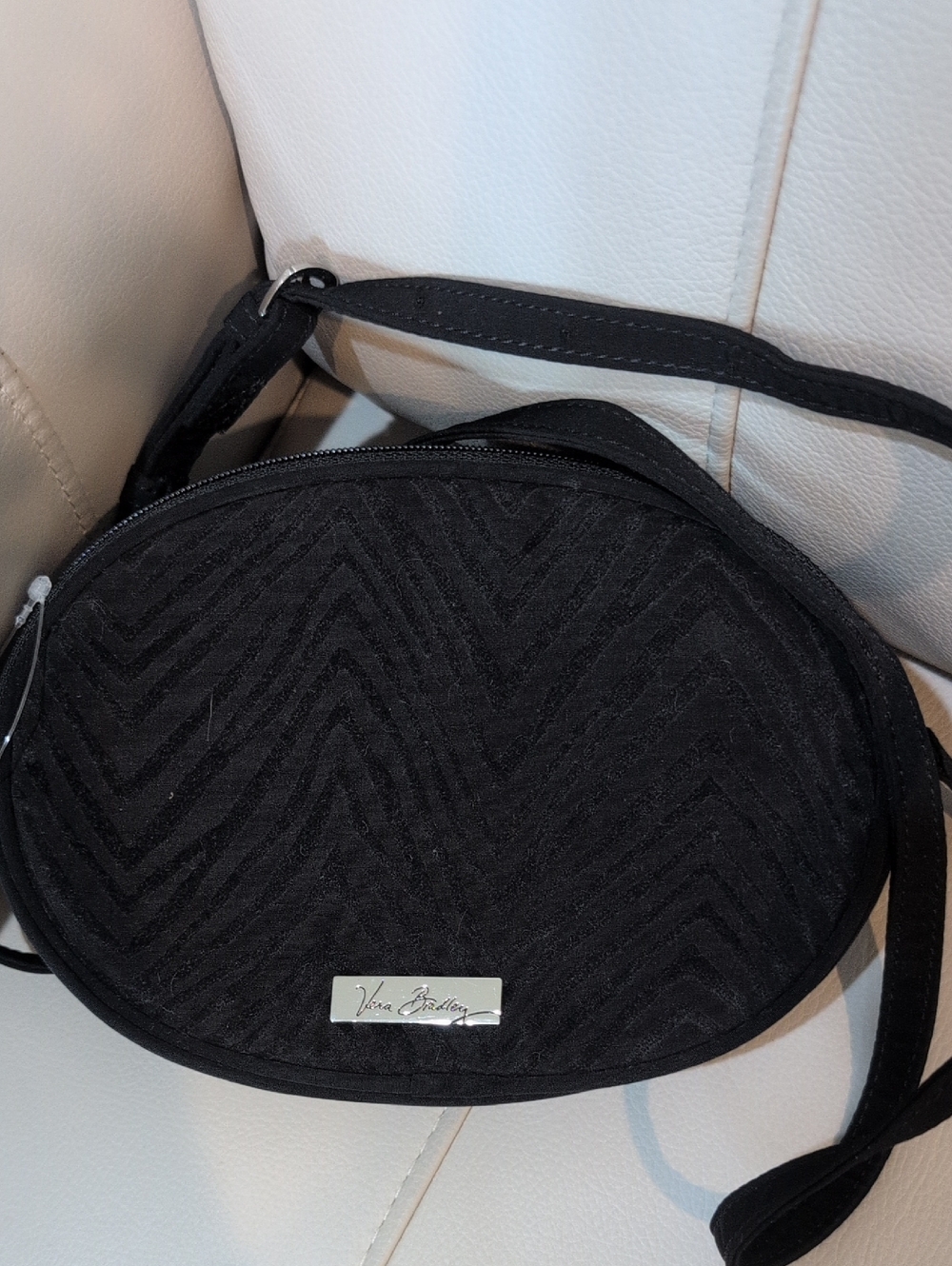 Vera Bradley Zebra Flocked Crossbody - Retired 2014